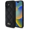 Guess GUHCP16SPSQSQSK iPhone 16 6.1 czarny/black hardcase Quiled Metal Logo